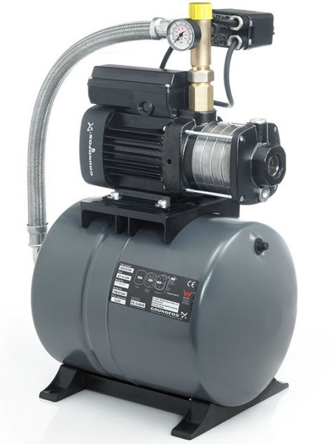 Установка повышенного давления GRUNDFOS CMB 3-37 (БАК 60 ЛИТРОВ)